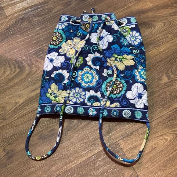 Vera Bradley mod floral string backpack retro boho purse backpack main image 5